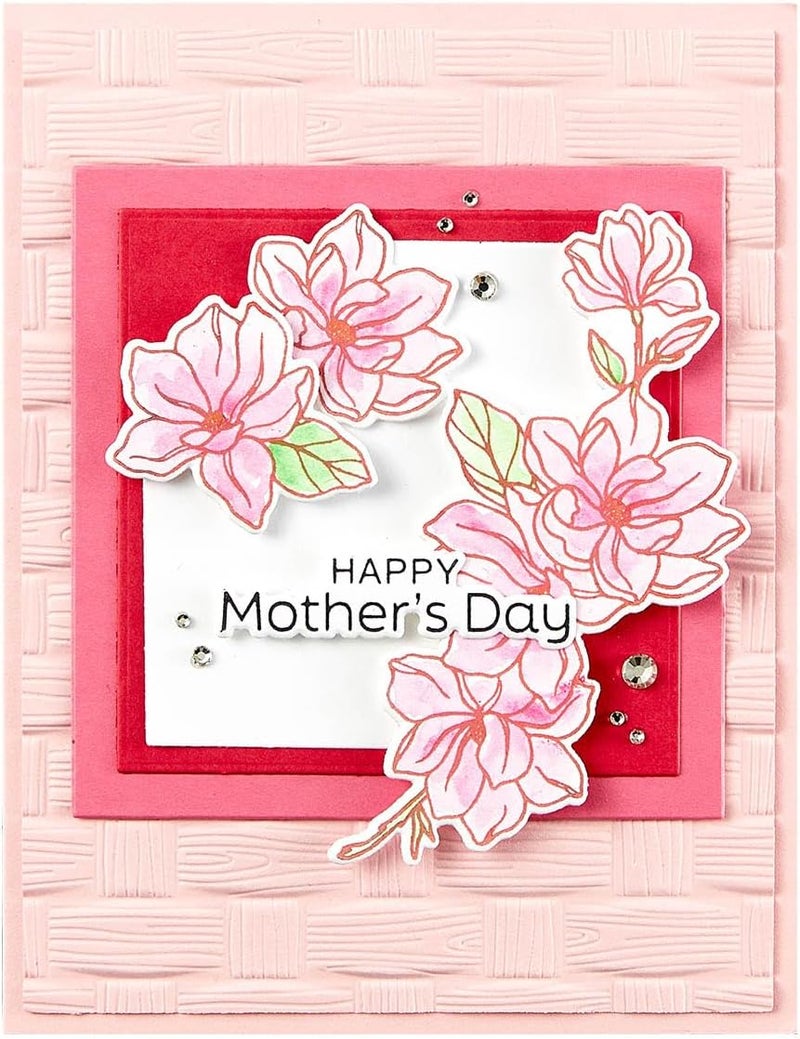 Spellbinders E3D-080 Woven 3D Embossing Folder from The Spring Sampler Collection by Simony Hurley - Image 4